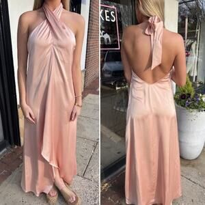 NWT NEW Ramy Brook Carey Maxi Gown in Candy Pink